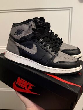 Jordan 1 High OG Black/Gray Women's Sneakers